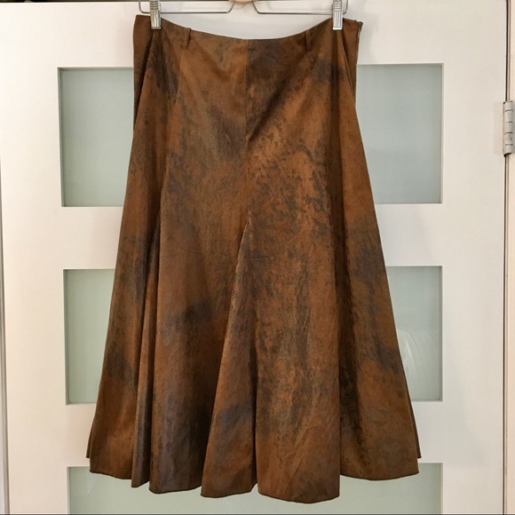 Vintage Faux Suede Skirt